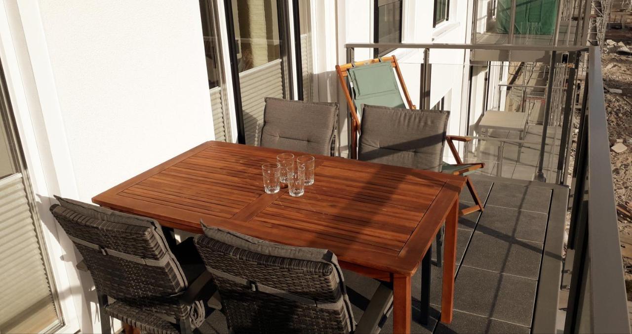Ankerplatz Am Suedstrand, Fewo Mit 2 Schlafzimmer Und Eigenen Strandkorb 宾茨 外观 照片